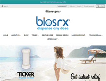 Tablet Screenshot of biosrx.com